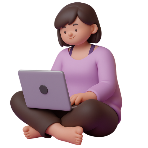 Mentor at laptop